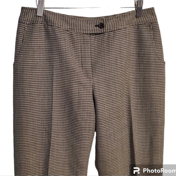 Harve Benard Woman's petite houndstooth wool pants Fully lined size 10P - Picture 1 of 4